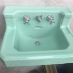 1950s Wall Mount Bathroom Sink