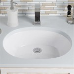 20 Oval Undermount Bathroom Sink