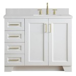 48 Inch Bathroom Vanity With Right Offset Sink