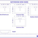 Bathroom Sink Counter Dimensions