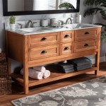 Bathroom Vanity 60 Single Sink No Top