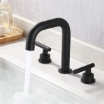 Black Matte Bathroom Vanity Faucet