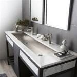 Double Trough Sink Bathroom Vanity