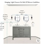 How High To Put Bathroom Sconces