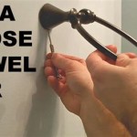 How To Fix Loose Bathroom Towel Bar