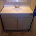 How To Install A Bathroom Vanity Between Two Walls