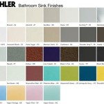 Kohler Bathroom Sink Color Chart