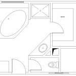 Small Bathroom Layout With Tub And Walk In Shower Cad Block Free