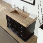 Stone Ramp Sink Bathroom Vanity